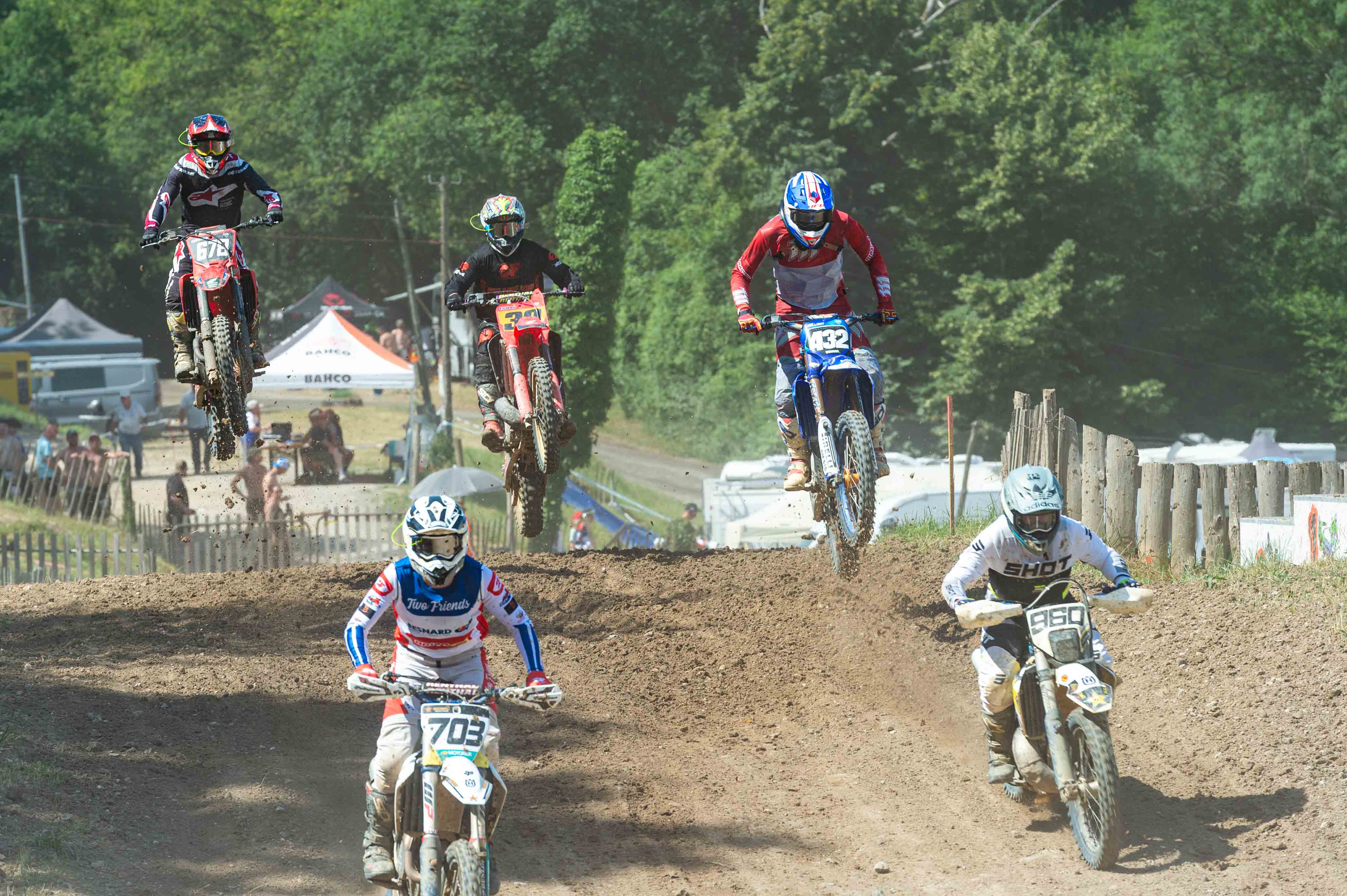 Championnat de France de motocross, side car et quad à Baugé